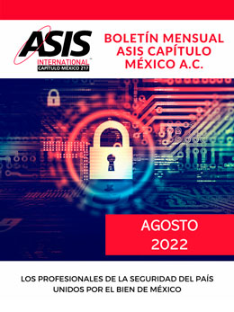 Boletín mensual ASIS Agosto 2022