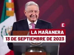 La 'Mañanera' hoy en vivo de López Obrador: Temas de la conferencia del 13 de septiembre de 2023